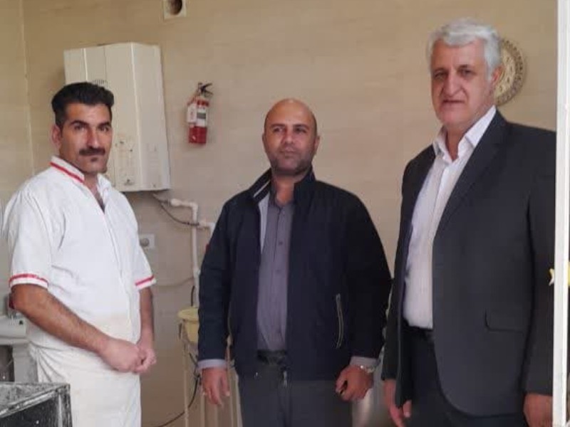 بازدید از نانوایی های صحنه در ایام نوروز