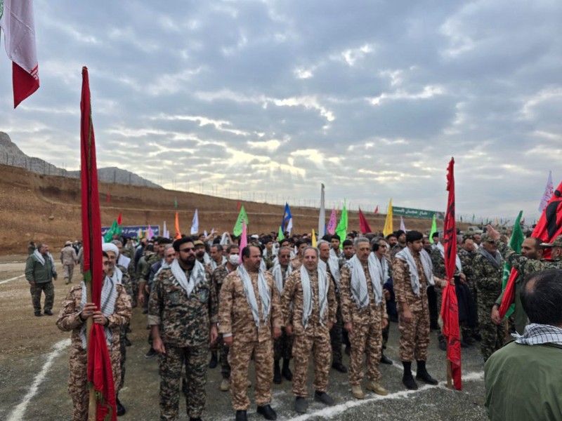 بسیجیان صحنه به رزمایش بزرگ پیامبر اعظم پیوستند بسیجیان صحنه به رزمایش بزرگ پیامبر اعظم پیوستند