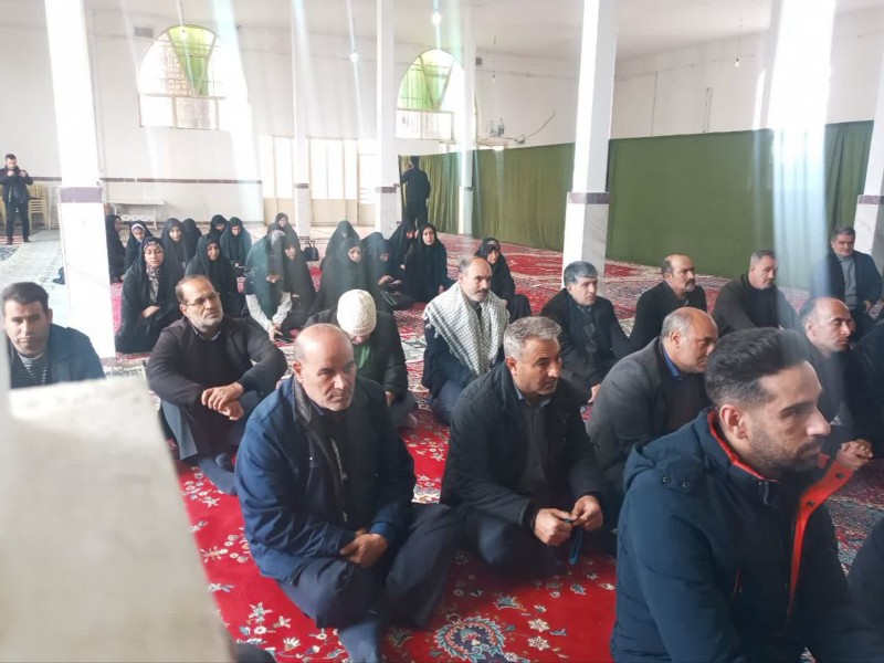 مراسم بزرگداشت شهدای مقاومت در بخش دینور برگزار شد