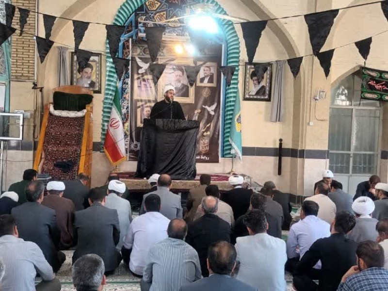 عزاداری رئیس جمهور شهید در صحنه عزاداری رئیس جمهور شهید در صحنه