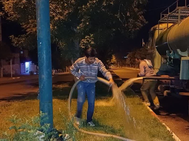 احیا و حفظ فضای سبز شهری صحنه احیا و حفظ فضای سبز شهری صحنه