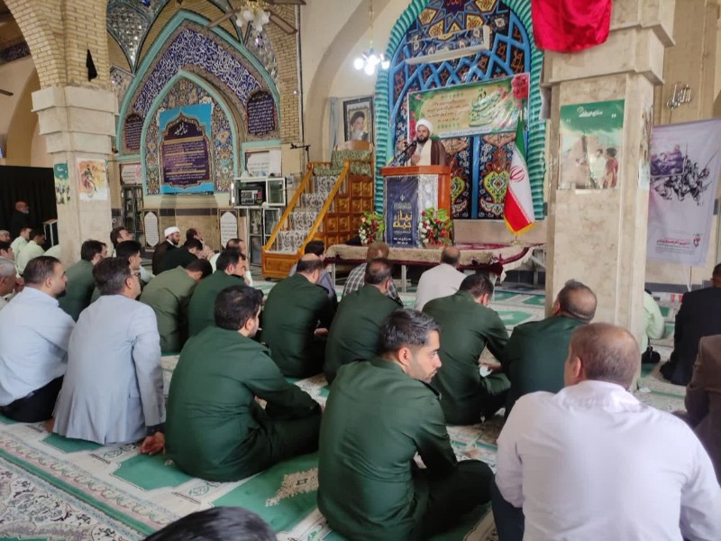 در هفته دفاع مقدس نماز جمعه صحنه برگزار شد در هفته دفاع مقدس نماز جمعه صحنه برگزار شد