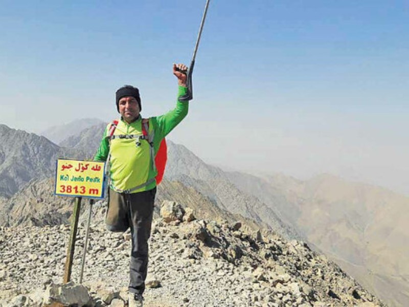 فتح کوههای ایران با یک پا! فتح کوههای ایران با یک پا!