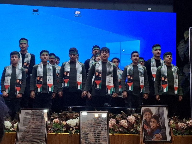 برگزاری یادواره شهدای دانش آموز در صحنه برگزاری یادواره شهدای دانش آموز در صحنه