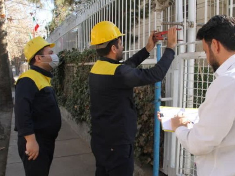 قطع گاز ۲۵۶ اداره در کرمانشاه