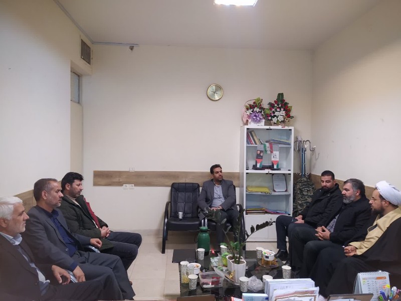 دیدار مسئولان شورای هماهنگی تبلیغات اسلامی استان و شهرستان صحنه با رئیس بسیج ادارات و کارمندان صحنه