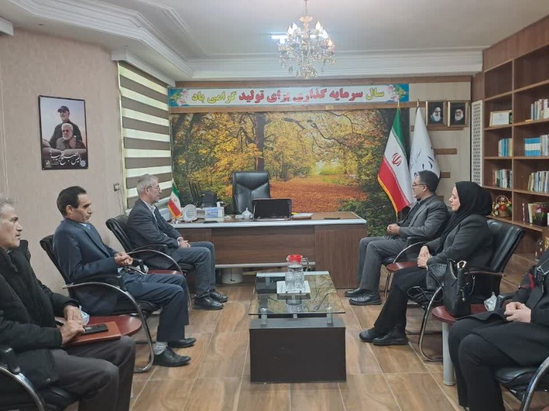 دیدار معاون بهداشت دانشگاه علوم پزشکی کرمانشاه با فرماندار شهرستان صحنه