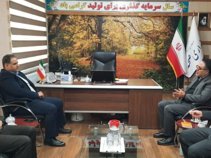 دیدار مدیرعامل شرکت آب منطقه‌ای کرمانشاه با فرماندار شهرستان صحنه   