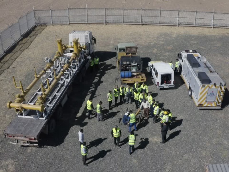 مانور مقابله با خرابکاری در ایستگاه گاز پاقلعه صحنه برگزار شد.