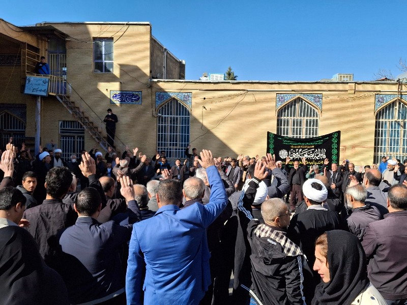 مراسم عزاداری شهادت حضرت زهرا(س) در صحنه مراسم عزاداری شهادت حضرت زهرا(س) در صحنه