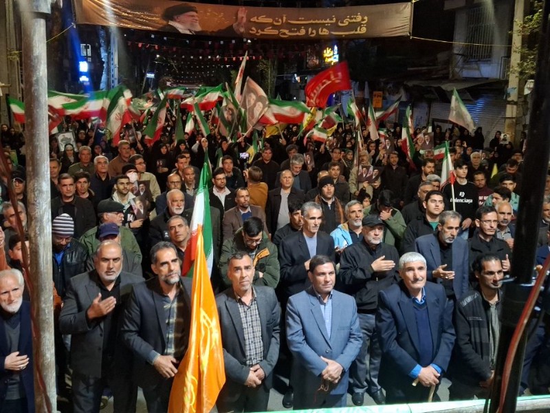 چهل و چهارمین حضور حماسی مردمی شهرستان صحنه