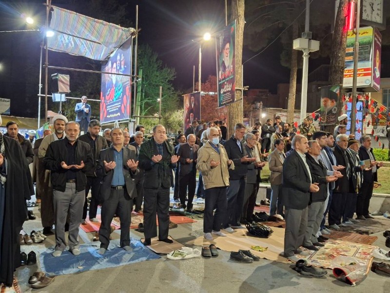 مردم شهرستان صحنه در موج چهلم‌و‌هشتم اجتماعات شبانه سراسری