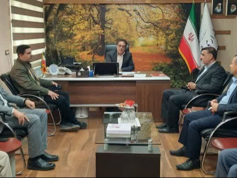 دیدار رئیس آموزش و پرورش صحنه با فرماندار شهرستان   