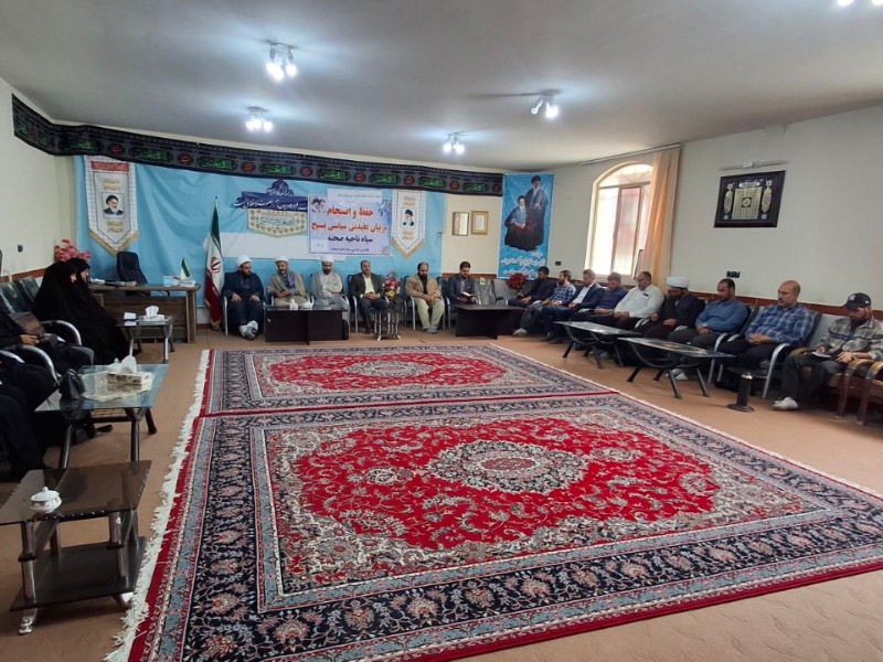 دیدار با امام جمعه صحنه به مناسبت هفته عقیدتی سیاسی   