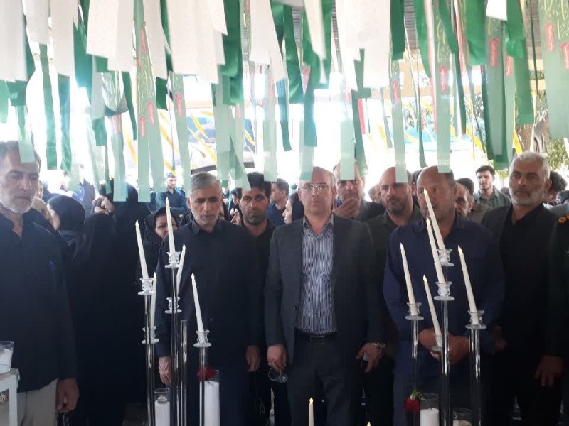 برگزاری اولین سالگرد شهید سید مجید نجفی از شهدای جنگ ۱۲ روزه